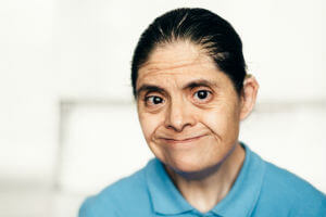 woman with down syndrome